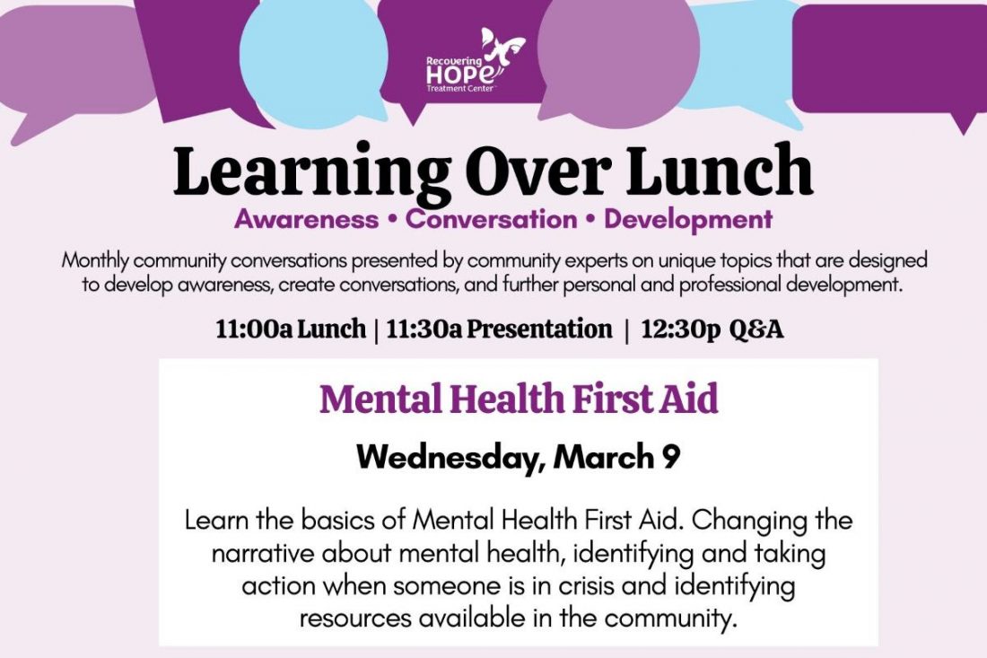 Learning over lunch March 9, 2022