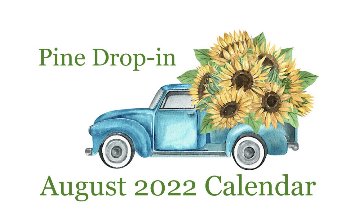 Pine August Dropin Calendar