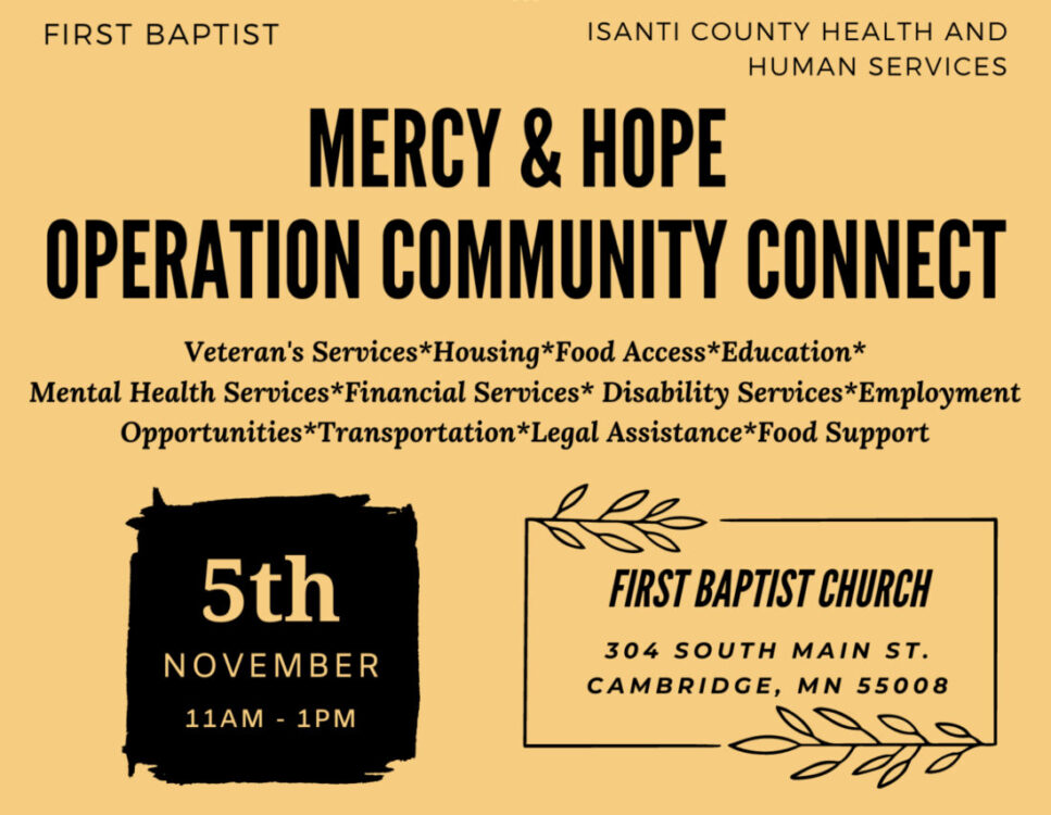 Isanti Operation Community Connect