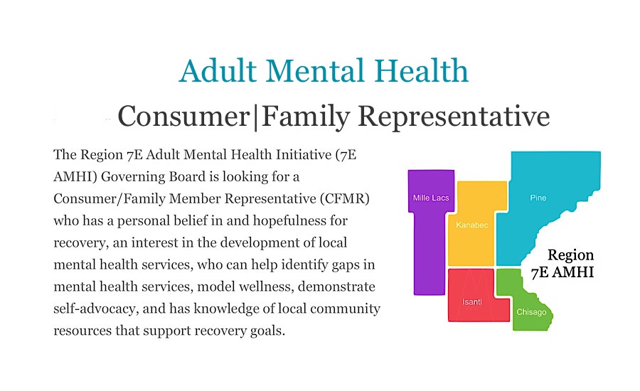 Health Consumer Representative Example 7E AMHI Consumer|Family Representative – AdultMentalHealth.org